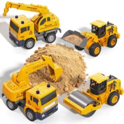 4-Piece Construction Vehicle Toy Set