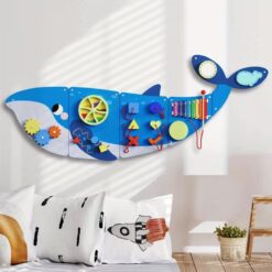 Wooden Whale Busy Board